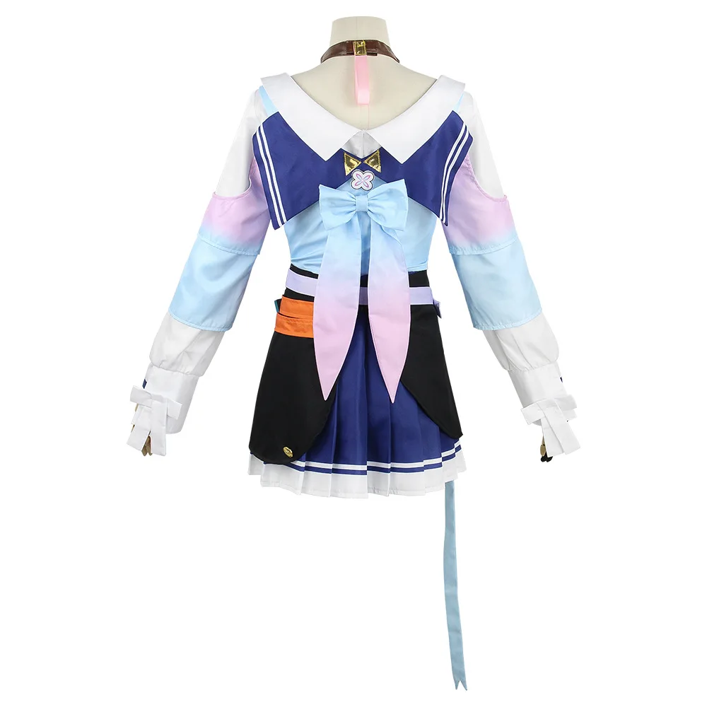 

Honkai: Star Rail 7th March Cosplay Costumes Anime Game Uniform Outfit Halloween Carnival Party Women Dress Lolita Pink Wig