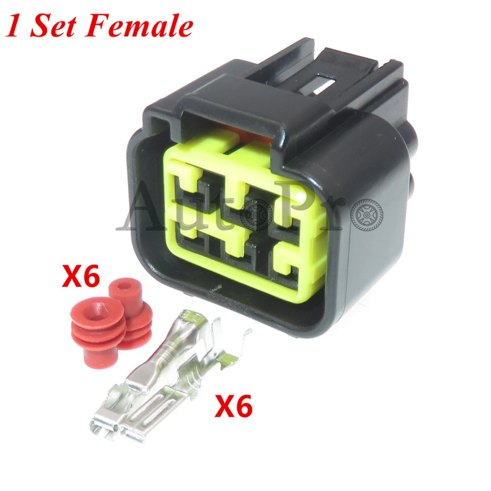 

1 комплект, 6 отверстий, автомобильный водонепроницаемый кабель, Высоковольтная розетка катушки зажигания для Ford Mondeo FW-C-6M-B