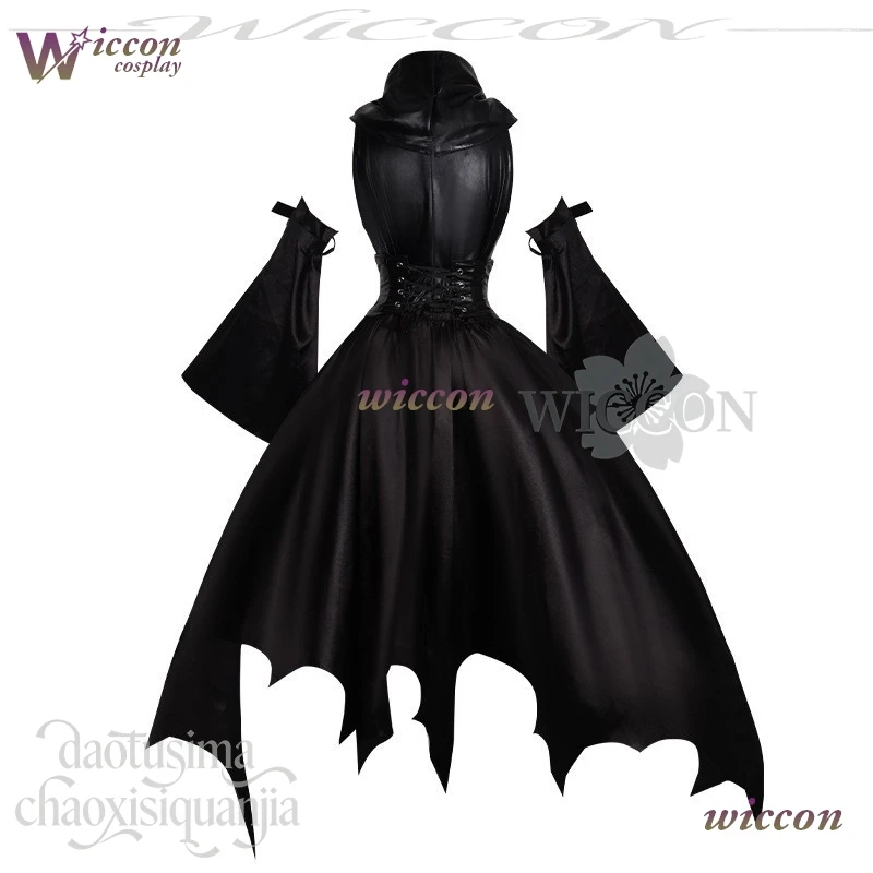 Фото YesoK Game Azur Lane Crossover TO LOVE Косплей Konjikinoyami Golden Darkness Костюм Goth All Black Lolita Сексуальное Платье Хэллоуин №5