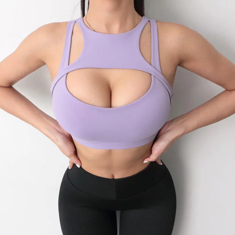 Yoga Shirts Sports Bras for Big Boobs Gym Vest for Women Lovely Crop Top Fitness Sexy Trainning Workout Tops