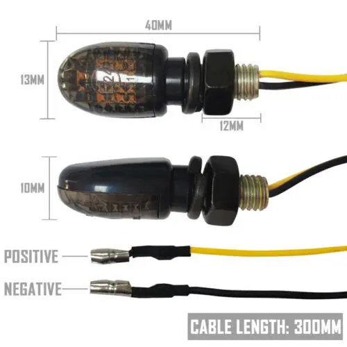4 шт. светодиодный мини-сигнал поворота для мотоцикла |