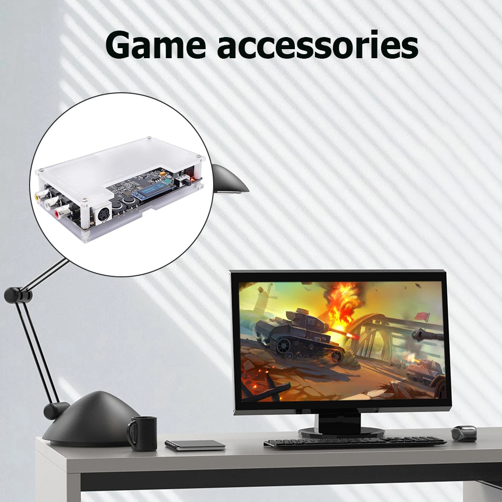 

Dual Modes Linedouble Smoothing HD Video Converter OSSC Add-on Board for NTSC PAL Retro Game Consoles Accessories