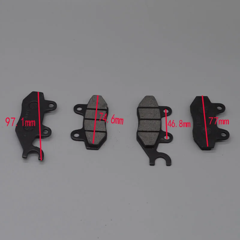 Передние задние тормозные колодки для Keeway Superlight 250CC QJ250-J QJ250-L QJ150-2G Cruiser Dorado V-blade