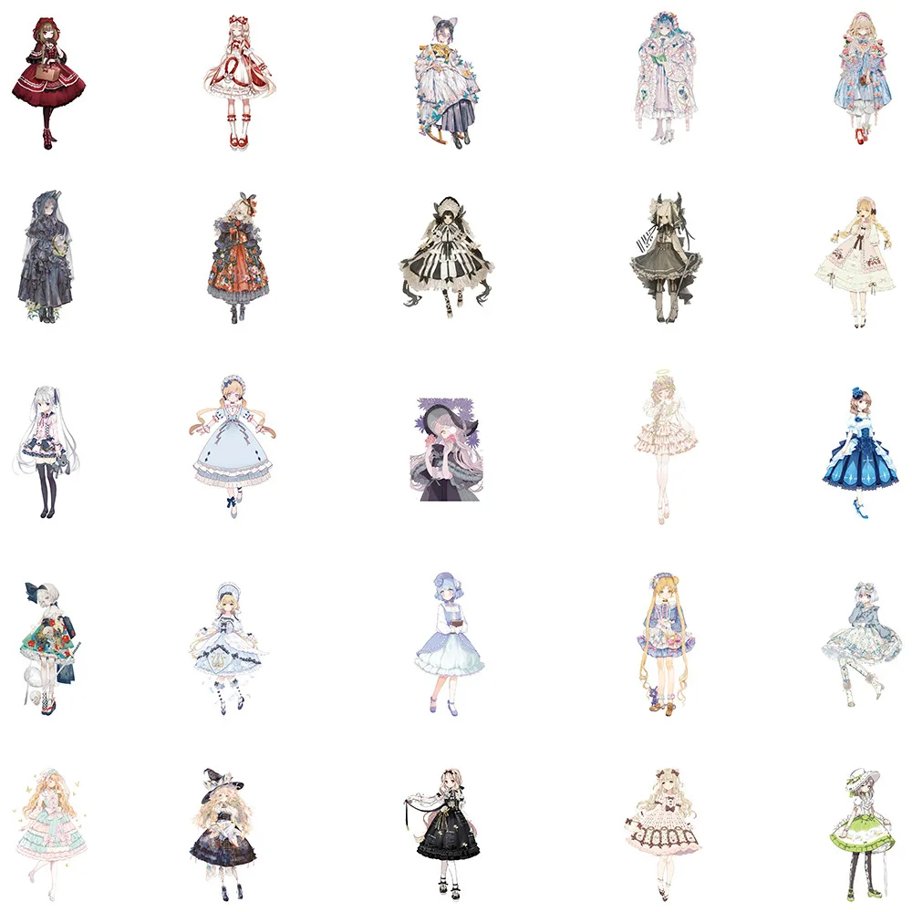 Наклейки для детских игрушек в готическом стиле ноутбука скейтборда гитары