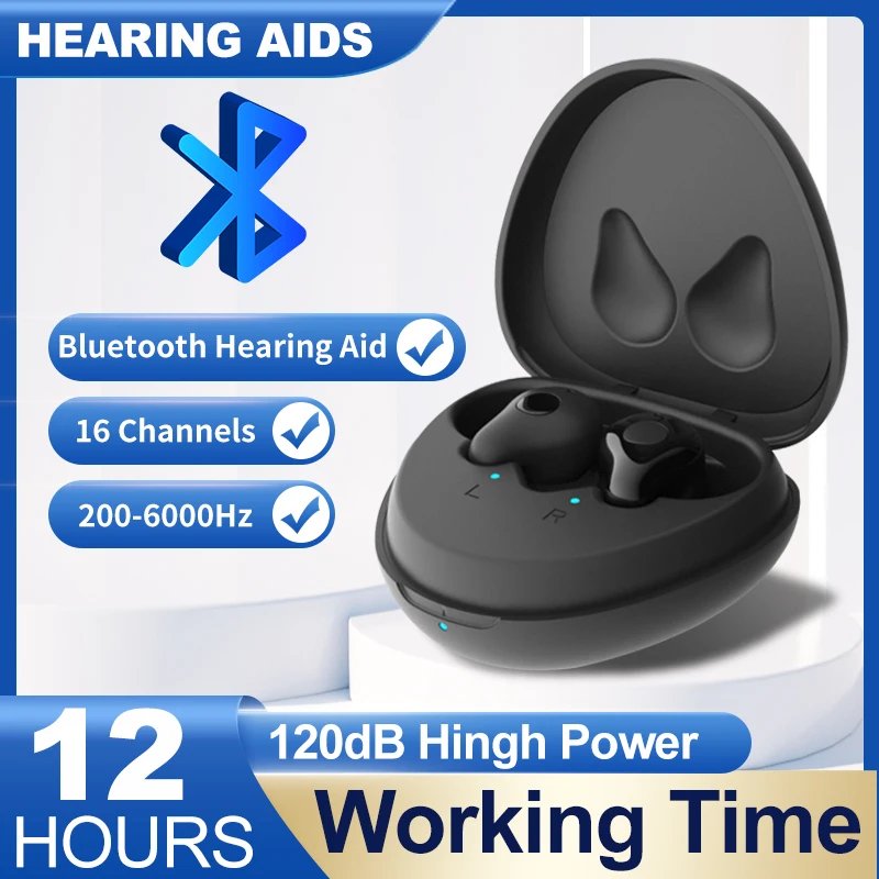 Programmable Digital App Touch Control Hearing Aid Sound Amplifier For Deafness Elderly