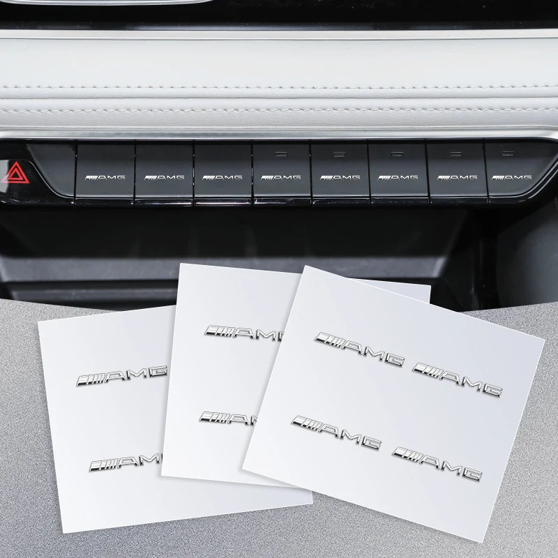 

Интерьер автомобиля, руль, приборная панель, центральные наклейки, значок для Mercedes Benz AMG MINI Seat Chevrolet Kia Suzuki Audi Subaru