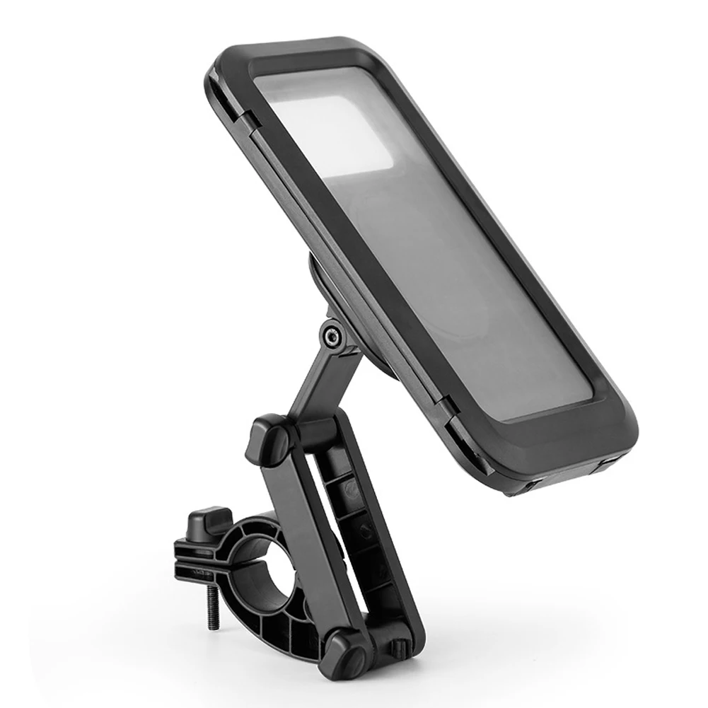 

Bike Bicycle Waterproof Phone Case Universal Motorcycle Handlebar Phone Holder Transparent Back Cover Touch Screen Cycling Parts