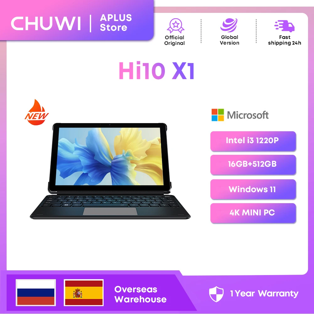 Chuwi Hi10 X1 планшет-ноутбук Windows 11 | AliExpress