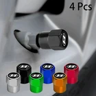 4 шт. Новые Металлические колпачки для клапанов шин для Hyundai I30 Tucson IX35 Accent Santa Fe Sonata Solaris Azera Creta Ix25