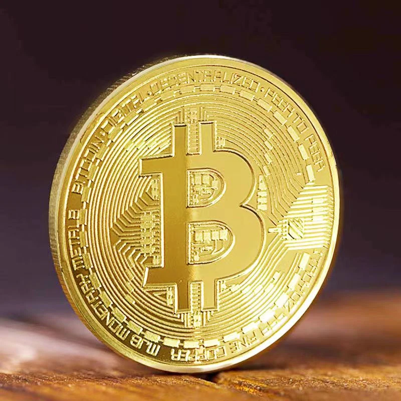 

Биткоин-арт, коллекционные предметы, позолоченные физические биткоины, подарок BTC, физические металлические антикварные Имитационные Сере...