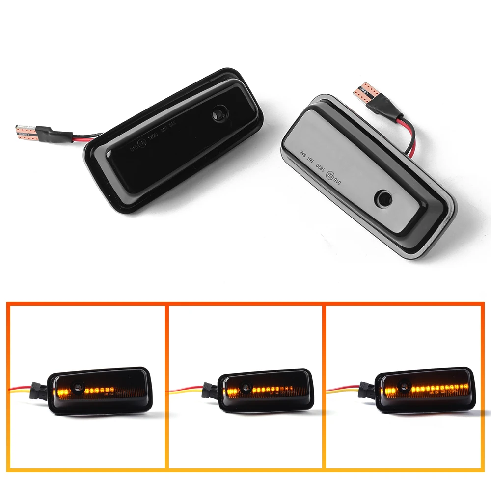 2 шт. Динамический светодиодный боковой указатель поворота для Mercedes-Benz W463 W460 W461 G500