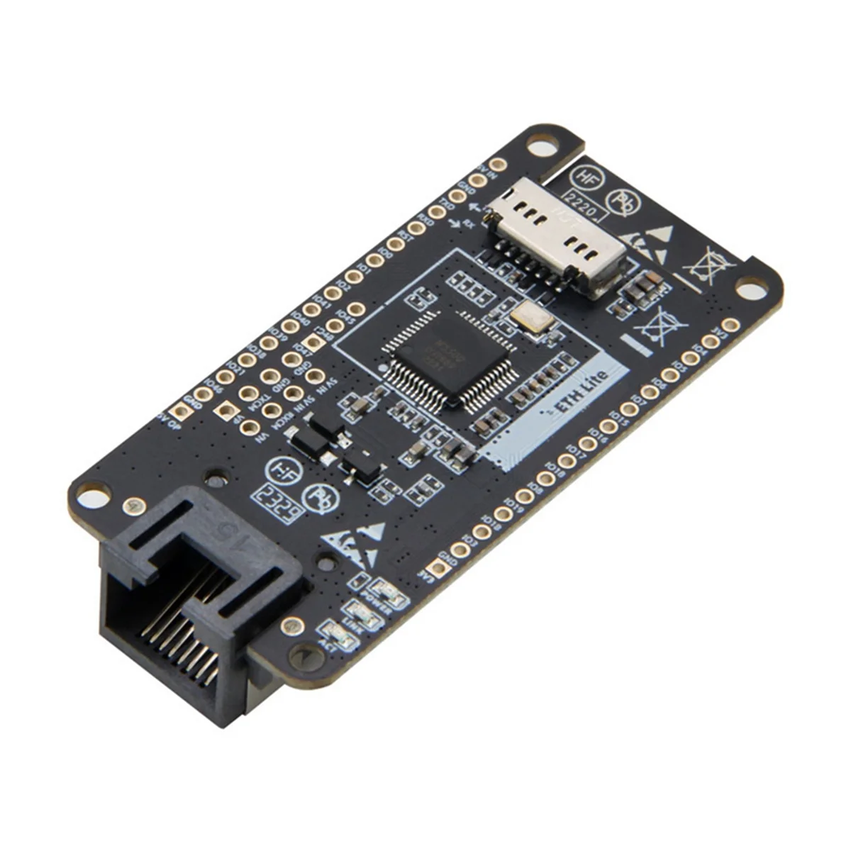 Макетная плата T-ETH-Lite W5500 модуль Ethernet ESP32-S3-Поддержка TF расширяемая мощность POE щит