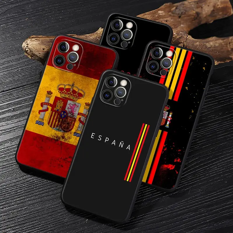 Coat of Arms ESPANA Spain Flag Funda For iphone 14 Case For iPhone 11 12 13 Mini 14 Pro Max XS XR 7 8 Plus 6S SE Case Soft Cover