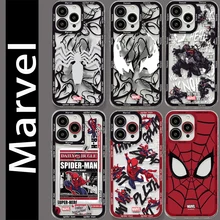 Super Hero Marvels Venom Spider-Man Phone Case for IPhone 15 14 13 12 11 Pro Max X XR XS Max Soft Silicone Transparent Cover
