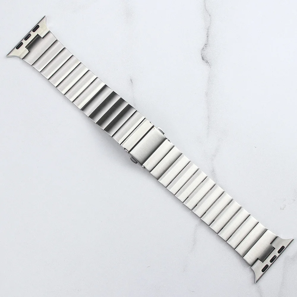 Smartwatch Metal Strap For Apple Watch SE 45mm 44mm Band Series 7 8 6 5 4 3 38mm 40mm 42mm 41mm Ultra 49mm Wrist Band Bracelets enlarge