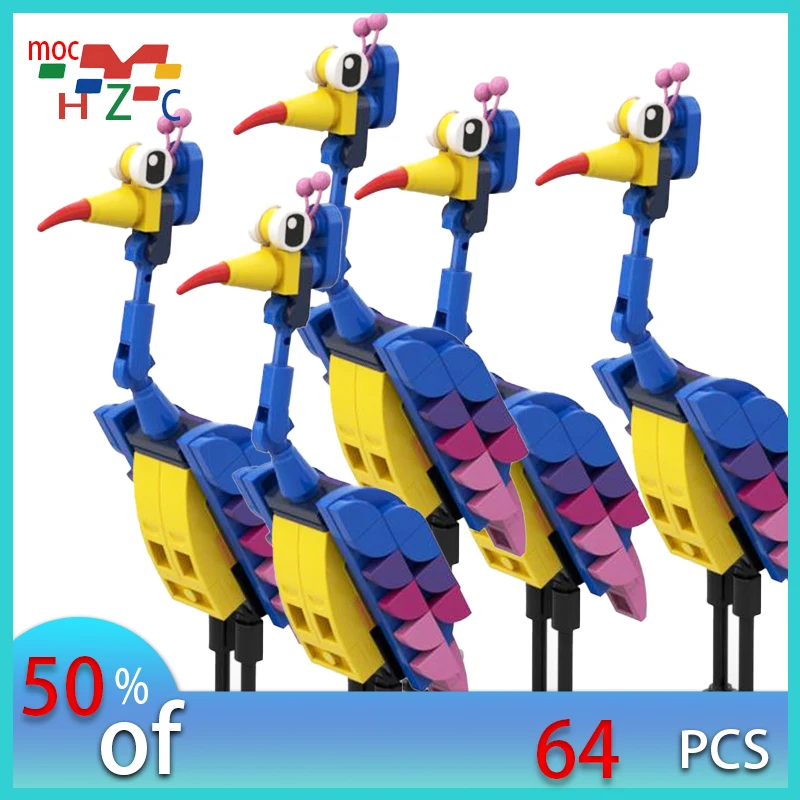 

MOC Kevin IN UP Bird Building Blocks Flying Balloon House Bird Movie Friends Expert Architecture Bricks Toys For Kids Gifts