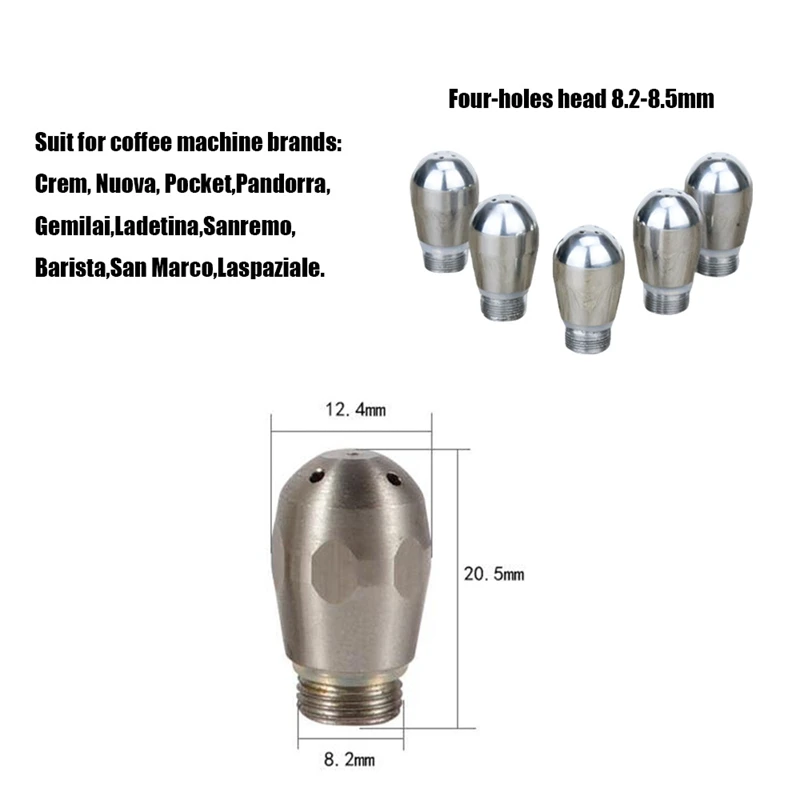 Аксессуары для паровых насадок кофемашины с 4 отверстиями Breville 870/878/880 идеальная