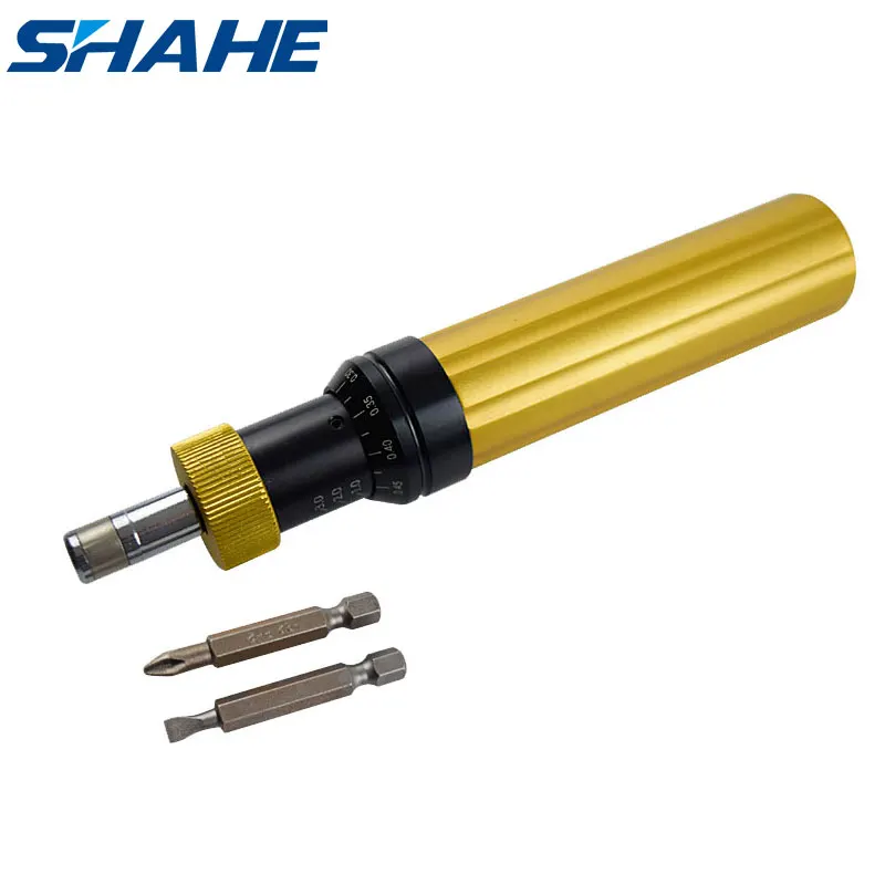 Shahe AYQ Alloy Steel Preset Type Adjustable Torque Screwdriver  with Phillips and Straight Screwdriver Precision Screwdriver