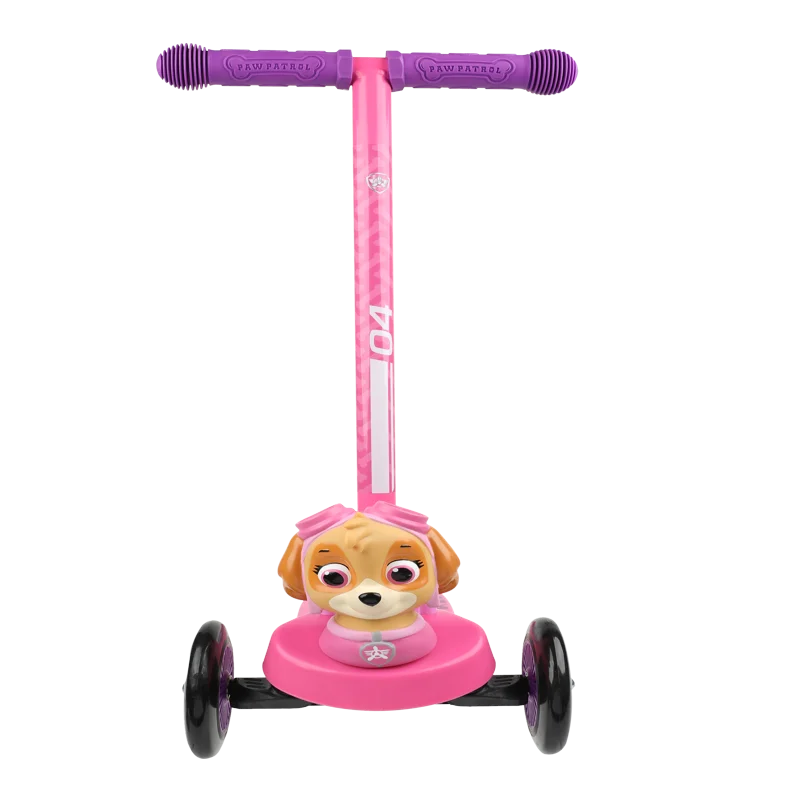 

Самокат Skye 3D с 3 колесами, наклоном и поворотом, розовый, для мальчиков и девочек в возрасте 3 +, максимальный вес 75 фунтов, Педальный тормоз
