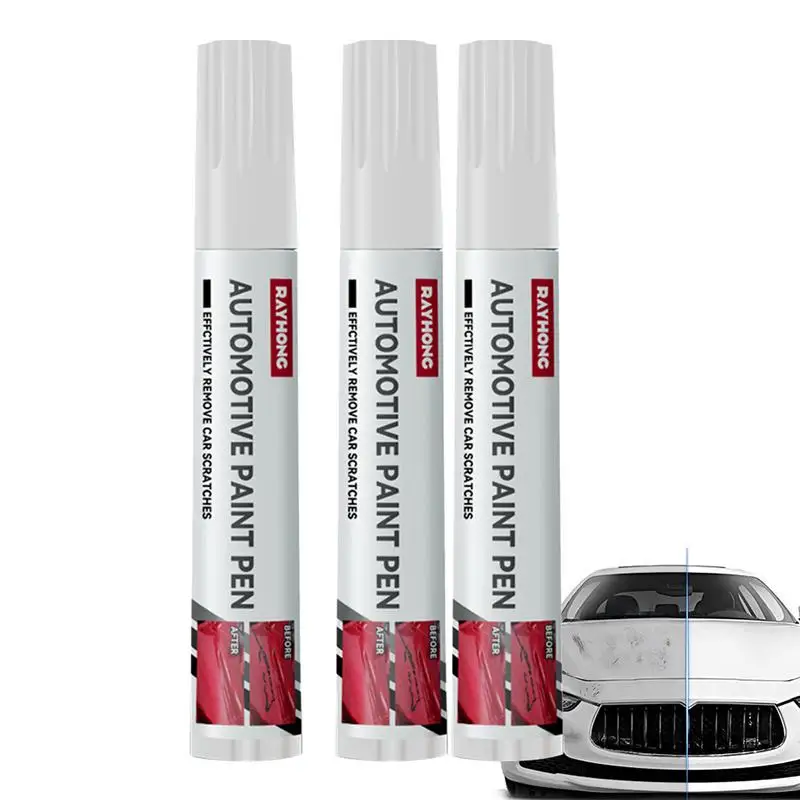 

3 Pcs Car Paint Pen Durable Auto Paint Pen Vehicle Scratch Repair Pen Marker Paint