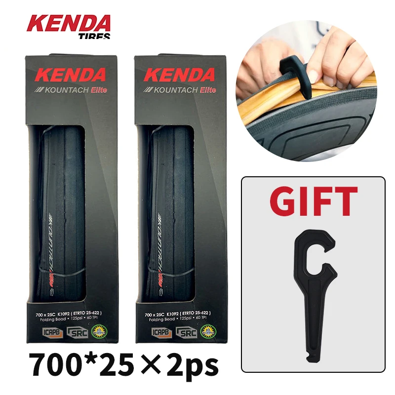 Tire 700x25/28c Kountach Elite Folding Road Biketyre