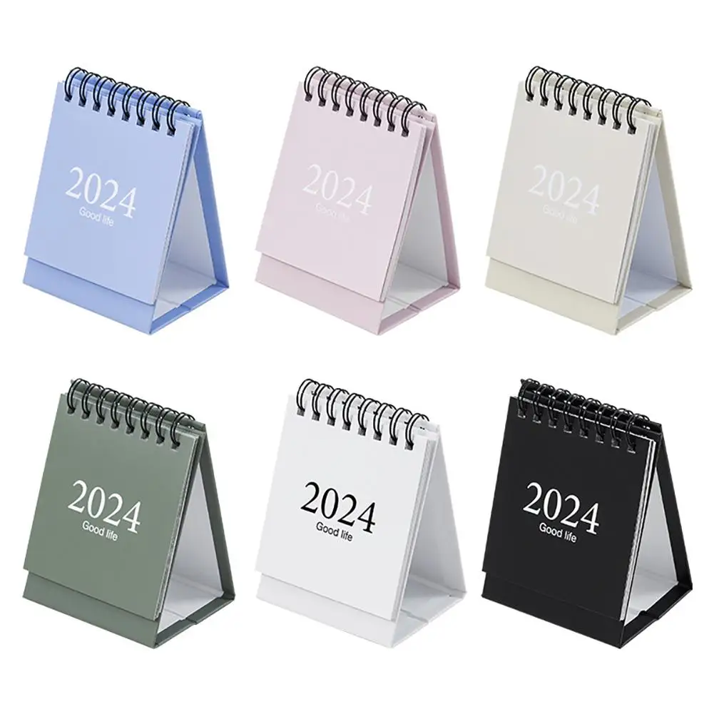 

2024 Calendar Time Management Portable Daily Schedule From August 2023 To Dec 2024 With Twin-Wire Binding