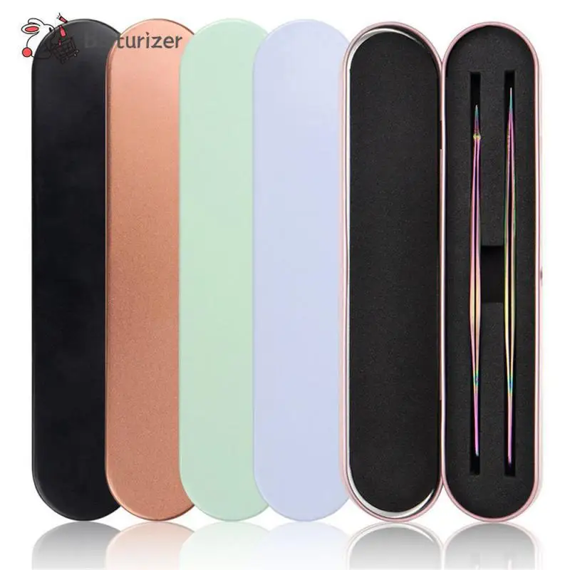 

Storage Box Effectively Reducing Tweezers Wear Easy To Carry For Daily Use Makeup Durable Professional Eyelash Expansion Forceps