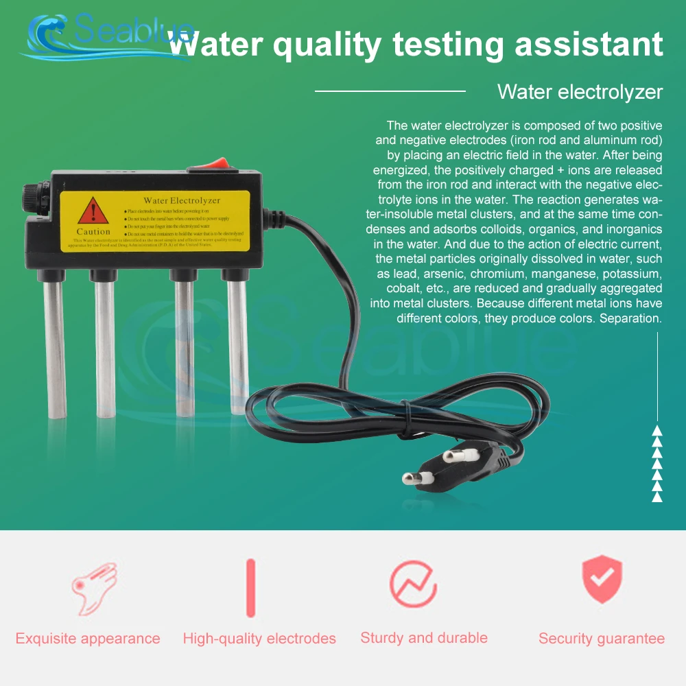 Premium Water Household Electrolyzer Test Electrolysis Water Tools Water Purity Level Meter PH Testing Tool Water Quality Tester