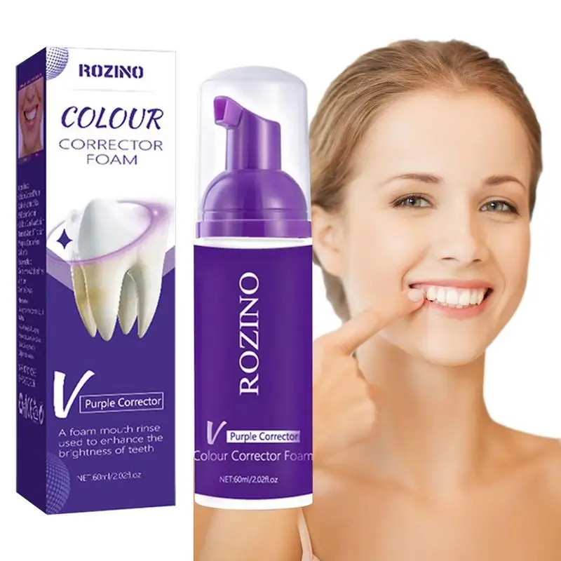 

Фиолетовая корректирующая зубная паста, противокариозная фиолетовая зубная паста с сырой растительной формулой, отбеливающая, корректирующая зубная паста