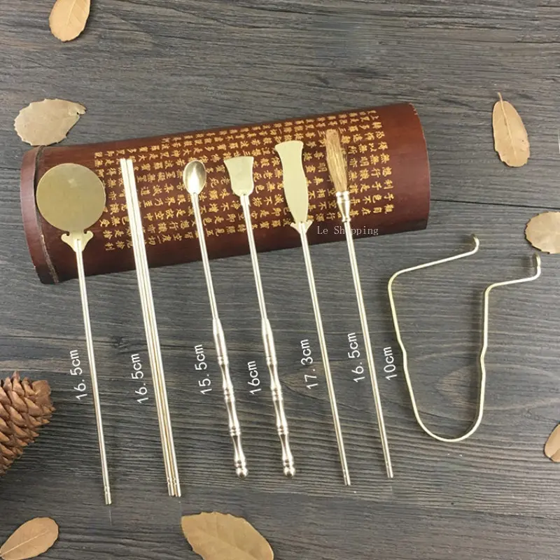 Набор благовоний Xiangdao из чистой меди набор семь предметов сделай сам для дома