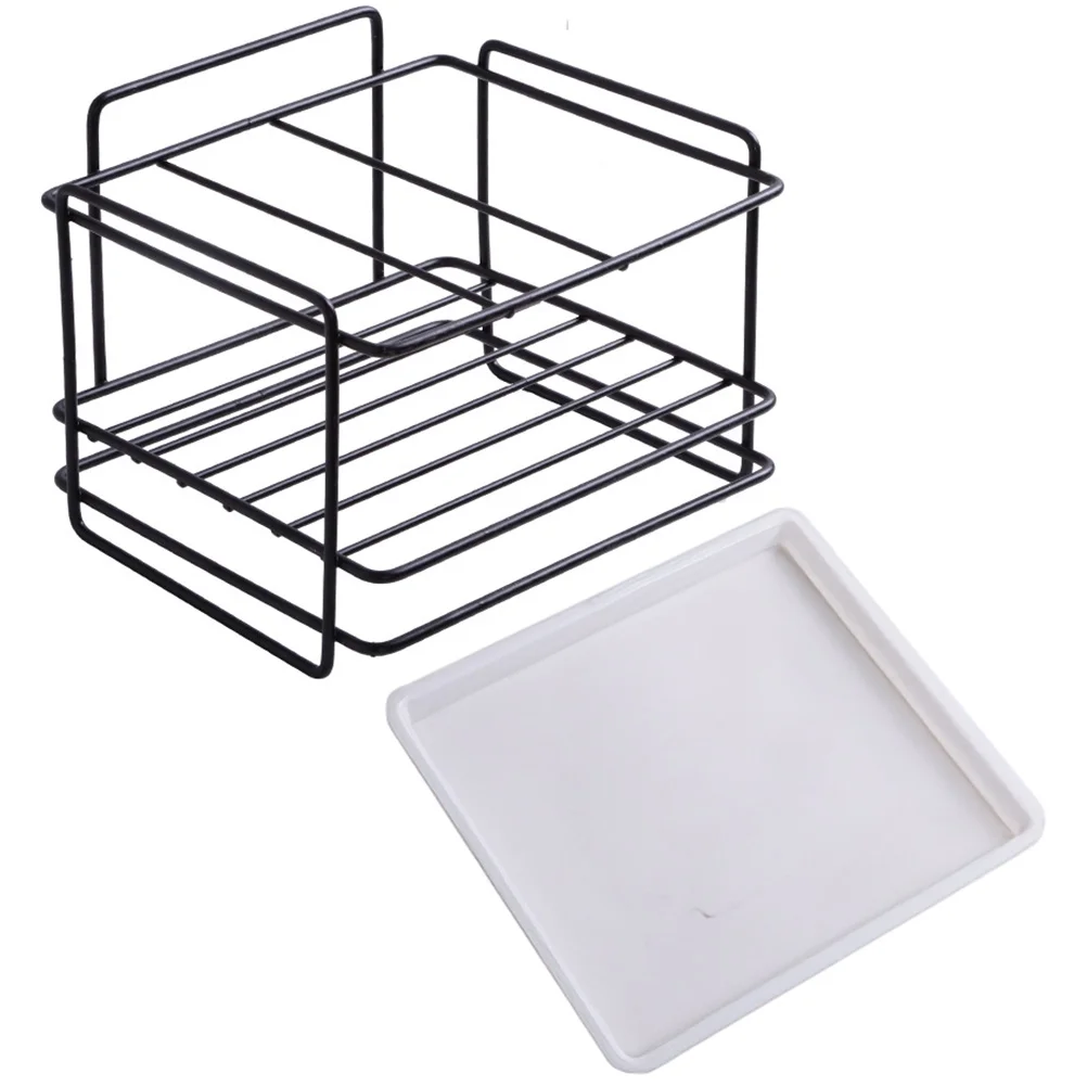 

Sink Sponge Holder Kitchen Dish Trayshelf Accessories Organizers Brush Soap