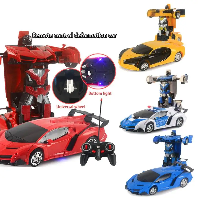 

2 in 1 Electric RC Car Transformation Robots Children Boys Toys Outdoor Remote Control Sports Deformation Car Robots Model Toy