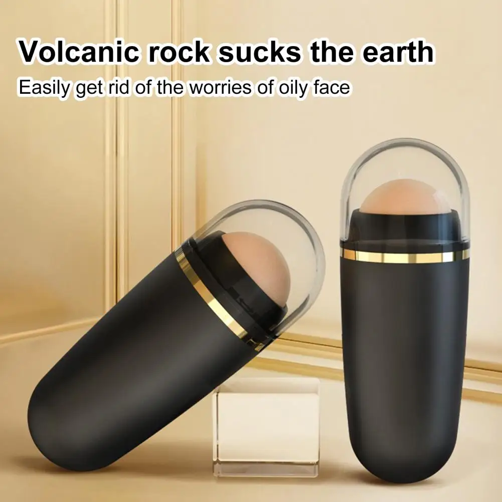 

Easy to Absorb Beauty Accessories Safe Volcanic Face Roller Convenient Volcanic Stone Oil Absorbing Rolling Ball Beauty Accessor