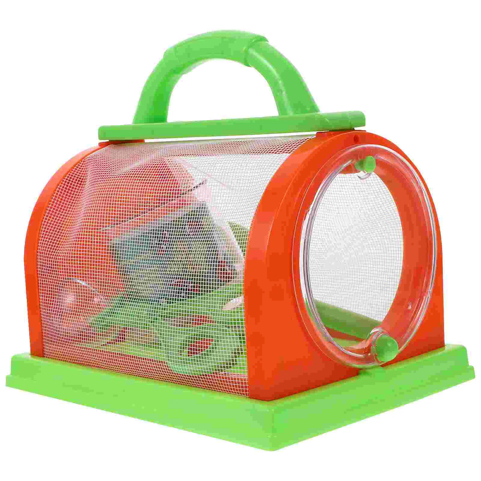 

Insect Cage Observation Box Science Plaything Bucket Bug Collection Barrel Kid Toy