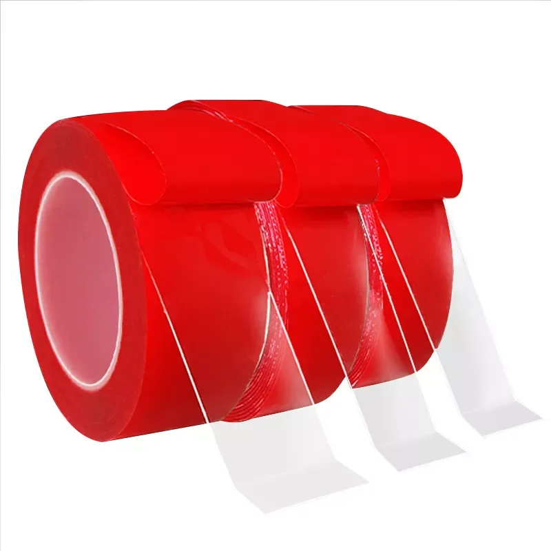 

3/5/8/10/12/15/20/30/35mm Double Sided Adhesive Tape Acrylic Transparent No Traces Sticker for LED Strip Car Fixed Tablet Fixed