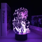 Аниме-фигурка Dr Stone, 3D настольная лампа для детей, подарок на день рождения, декор для спальни, светильник, манга, доктор камень, акриловый светодиодный ночсветильник