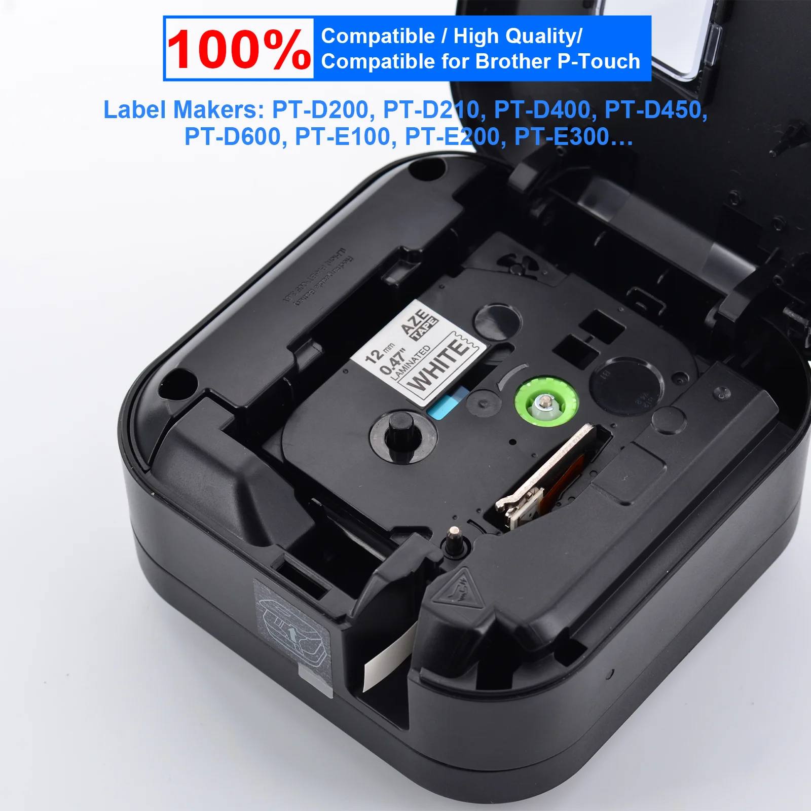 20 шт. лента для этикеток разных цветов совместимая с Brother 12 мм TZe231 TZe431 TZe531 TZe631