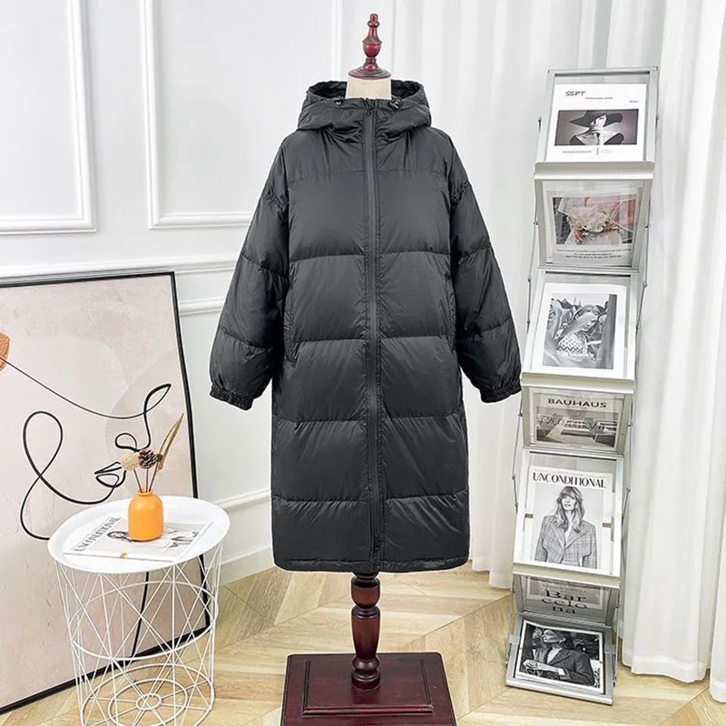 Женское зимнее пальто элегантный женский пуховик новинка 2022 модная теплая