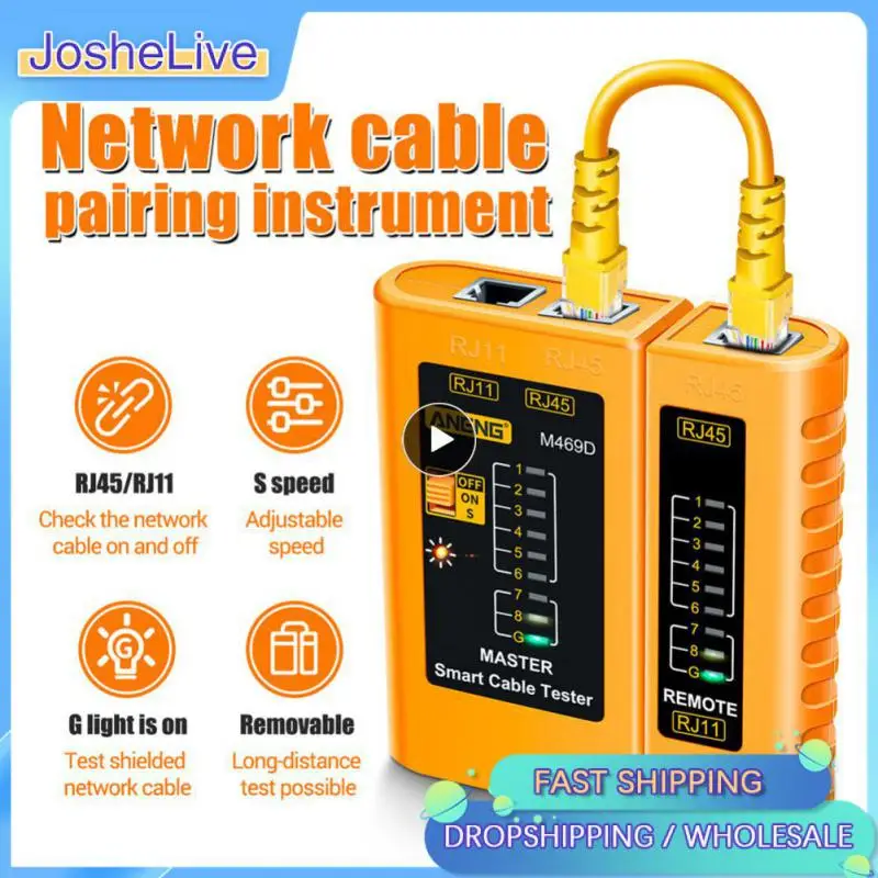 

Network Cable Tester Repair Aneng M469d Connection Line Detector Cat5 Network Repair Tools Cable Lan Testers Networking Tool Utp