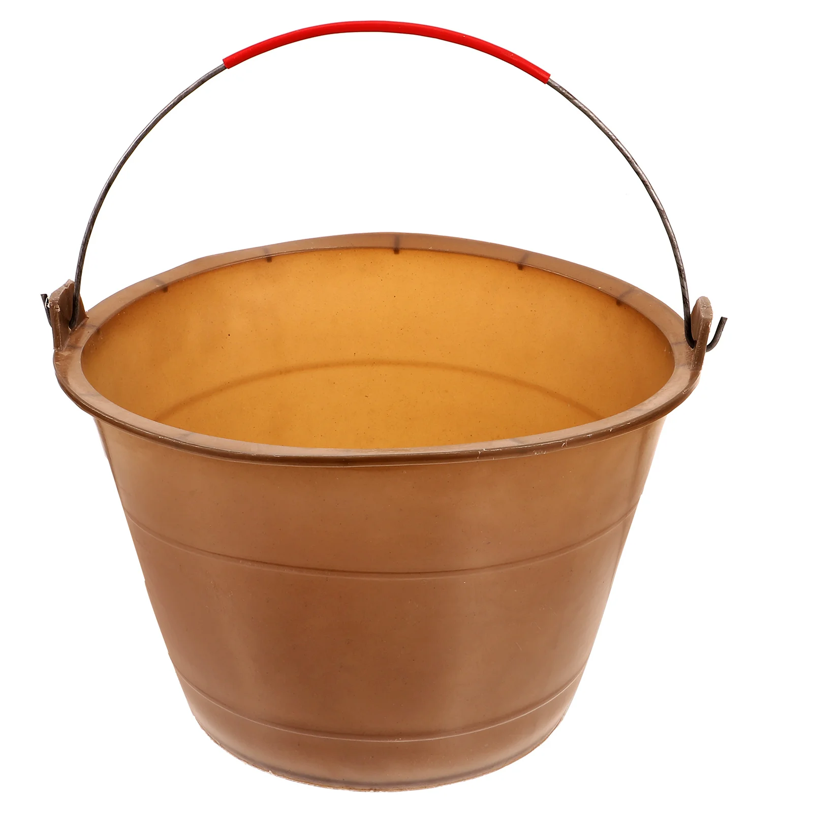 

Construction Site Plastic Bucket Portable Cement Bucket Empty Concrete Bucket with Handle