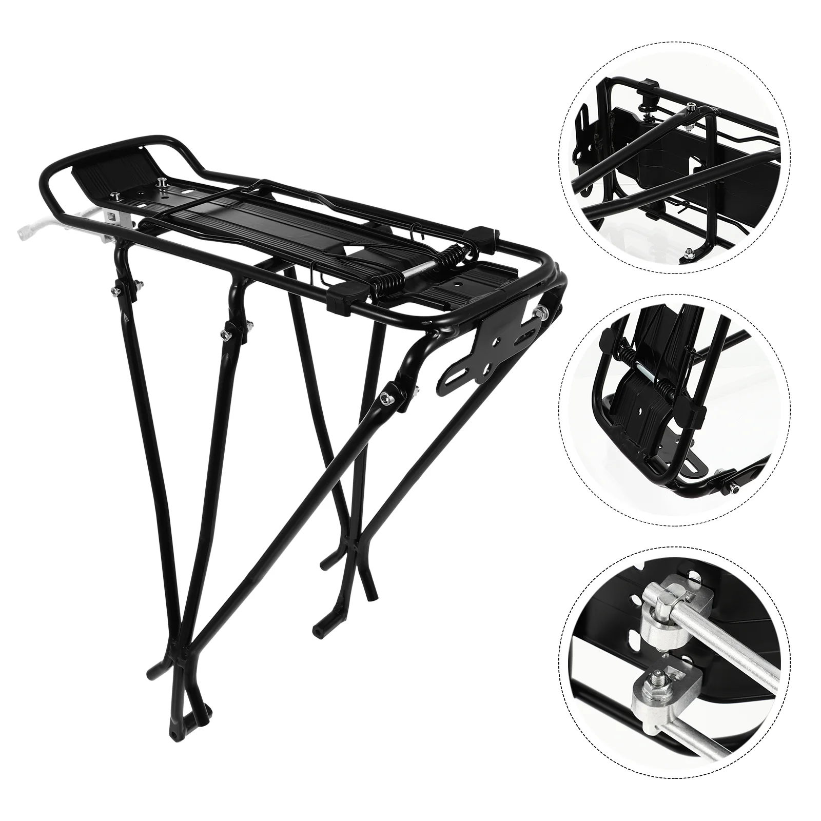 

1Pc Bike Saddle Rack Frame Mounted Bike Rack Cycling Rear Rack Bike Carrier Rack Bike Cargo Holder
