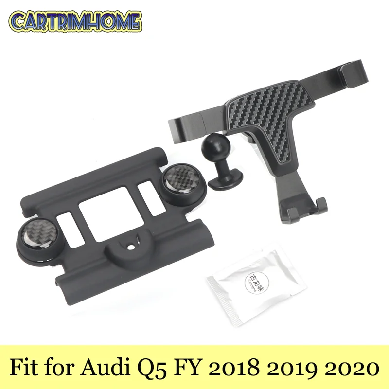 

Автомобильные товары, подходят для Audi Q5 FY 2018 2019 2020, аксессуары, Гравитационный держатель для телефона, крепление на вентиляционное отверсти...