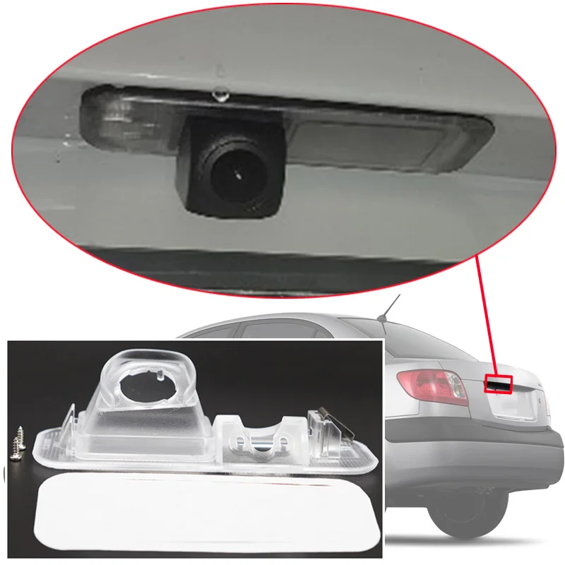 

Кронштейн для Kia Pride Rio 3 парковочная камера заднего вида, водонепроницаемый чехол, подставка для освесветильник номерного знака 2012 2013 2014 2015