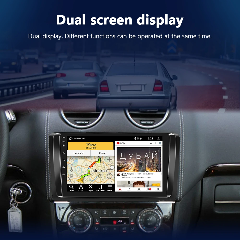 Мультимедийный плеер Podofo 4G CarPlay для Mercedes Benz M-Class W164 GL-Class X164 ML350 GL Android радио 2 Din