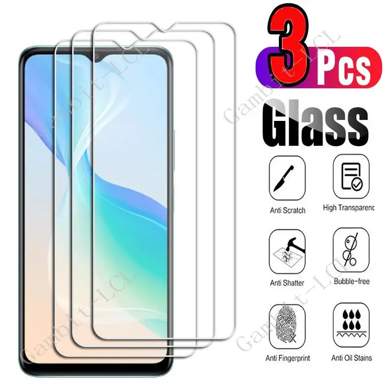 

3PCS Tempered Glass For Vivo Y12A Y12G Y12s 2021 Y15a Y15s Y20G Y20T Y20a Y20s Y20 Y30g Y31 Y31s Y32 Y3s Screen Protector Film