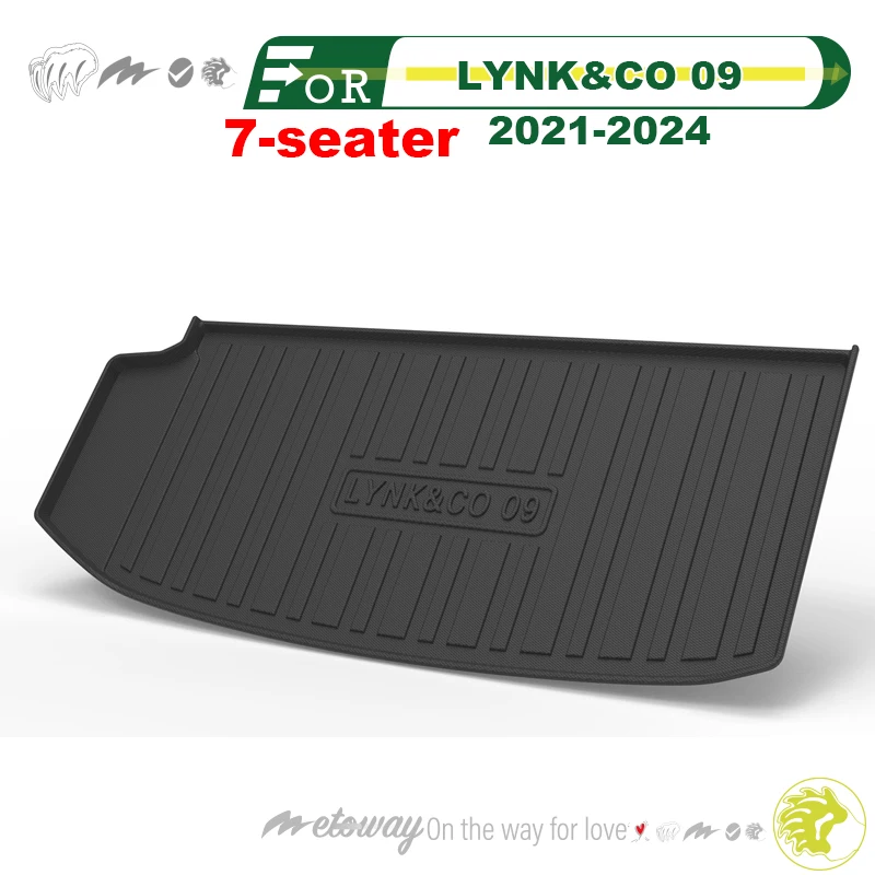 Коврик для багажника автомобиля LYNK &amp CO 09/EMP 2021-2024 всесезонный черный коврик груза