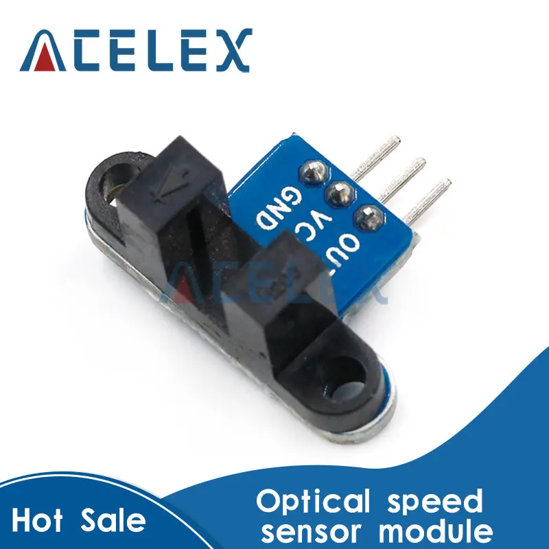 

IR Infrared Slotted Optical Speed Measuring Sensor Detection Optocoupler Module For Motor Test