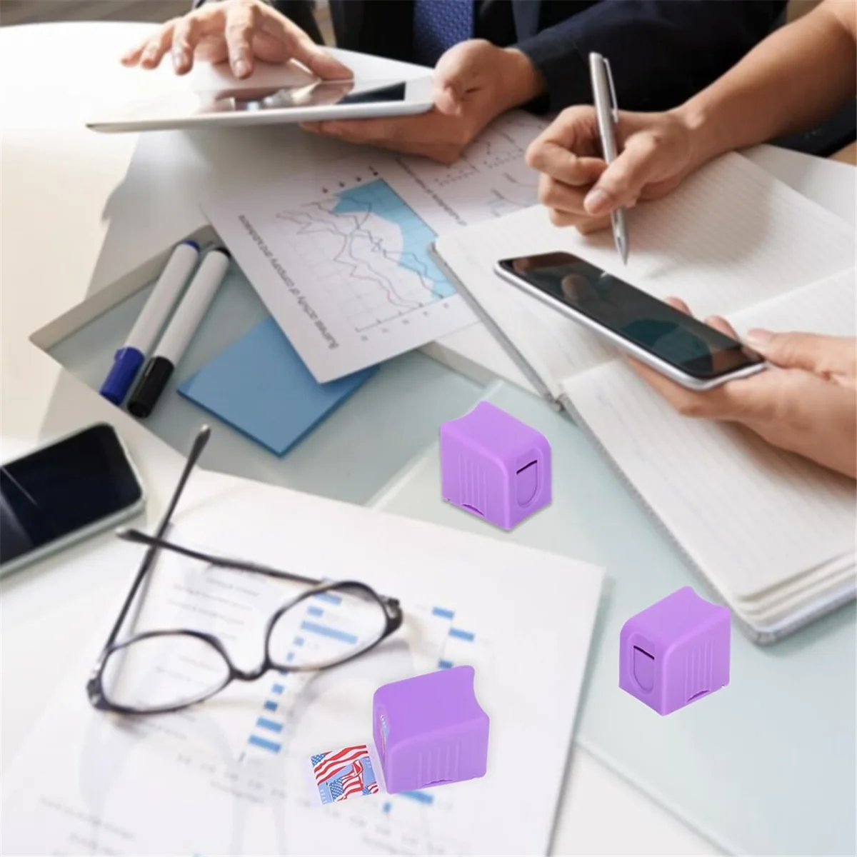 3 упаковки диспенсера почтовых штампов в рулоне из 100 расходов