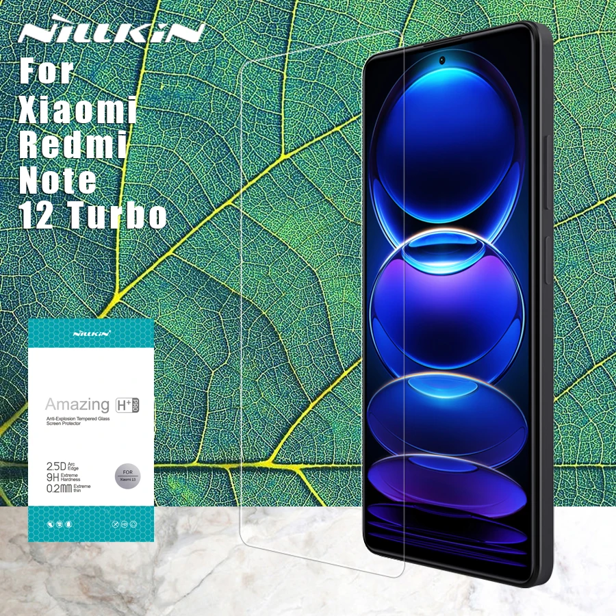 

Nillkin for Xiaomi Redmi Note 12 Turbo 5G Tempered Glass 9H Pro Plus UltraClear 2.5D Screen Protector for Redmi Note 12 Turbo 5G