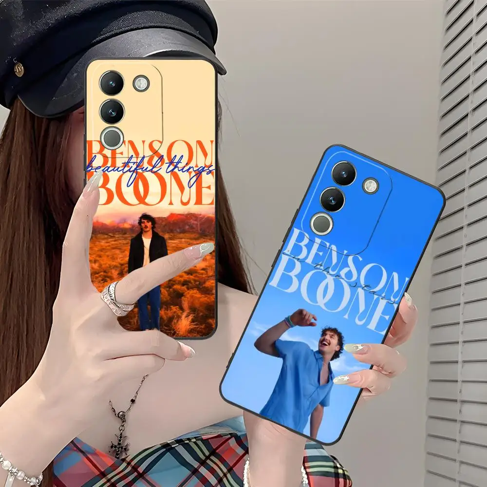 Фото Чехол Benson Boone для VIVO V60 V50 V40 V30 V29 V27 V25 V23 Pro Lite 5G, мягкий противоударный чехол из ТПУ №5